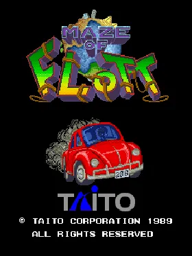 Maze of Flott (Japan) screen shot title